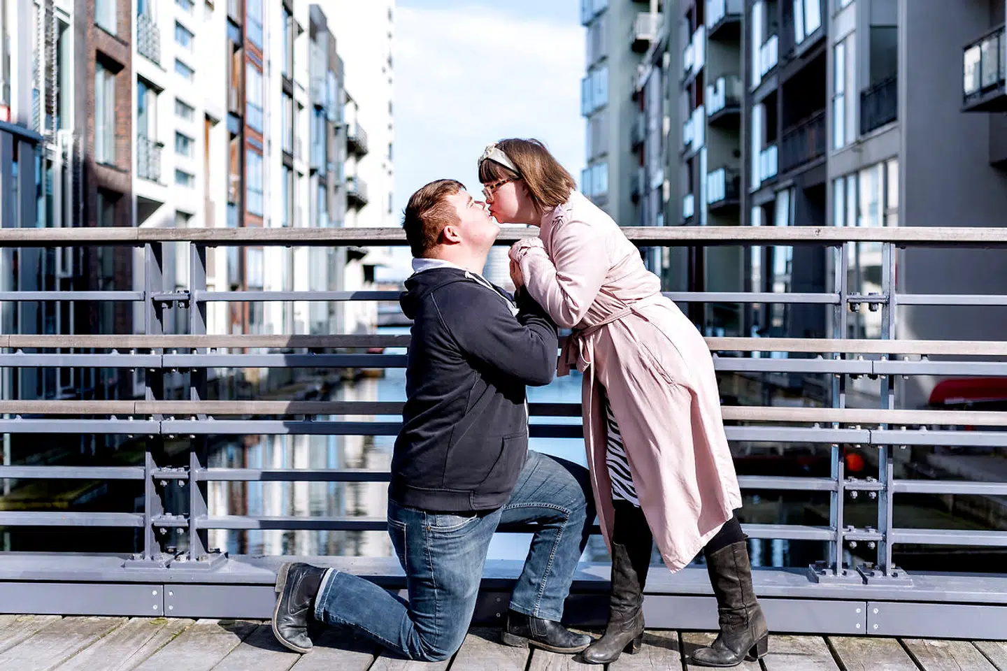 »Jeg elsker hende, og jeg vil passe på hende. Jeg elsker min kone,« siger Christian om Sidsel.