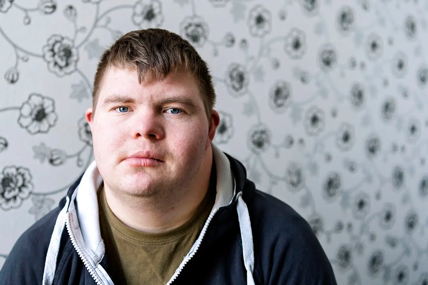 Christian Larsen er landmand og vild med Poul Reichardt.