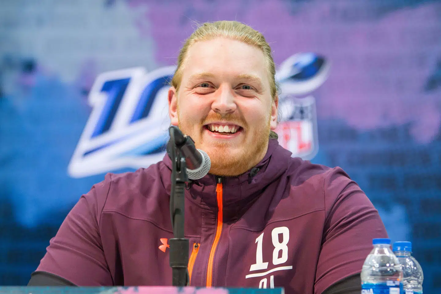 Hjalte Froholdt skal kæmpe om en plads på New England Patriots' hold. (Arkiv) Usa Today Uspw/Ritzau Scanpix