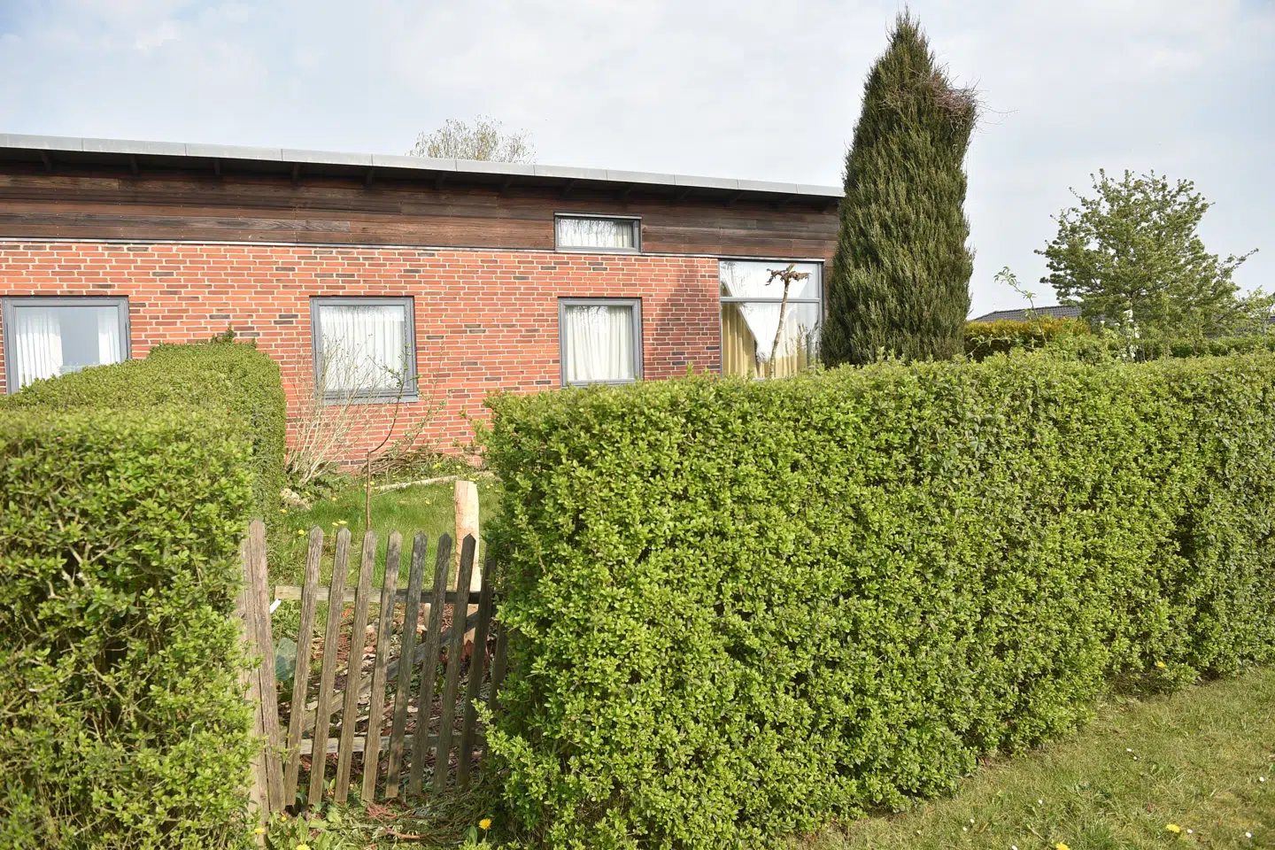 To personer blev onsdag aften fundet dræbt i Højagerparken i Sabro, der ligger vest for Aarhus. Jens Thaysen/Ritzau Scanpix