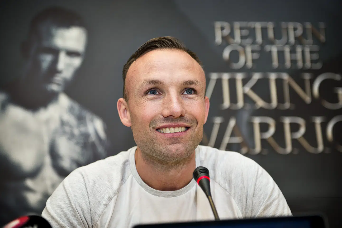 Bokser Mikkel Kessler er gode venner med bordtennisspiller Michael Maze. Nu skal de begge deltage i Vild med dans. Nils Meilvang/Ritzau Scanpix