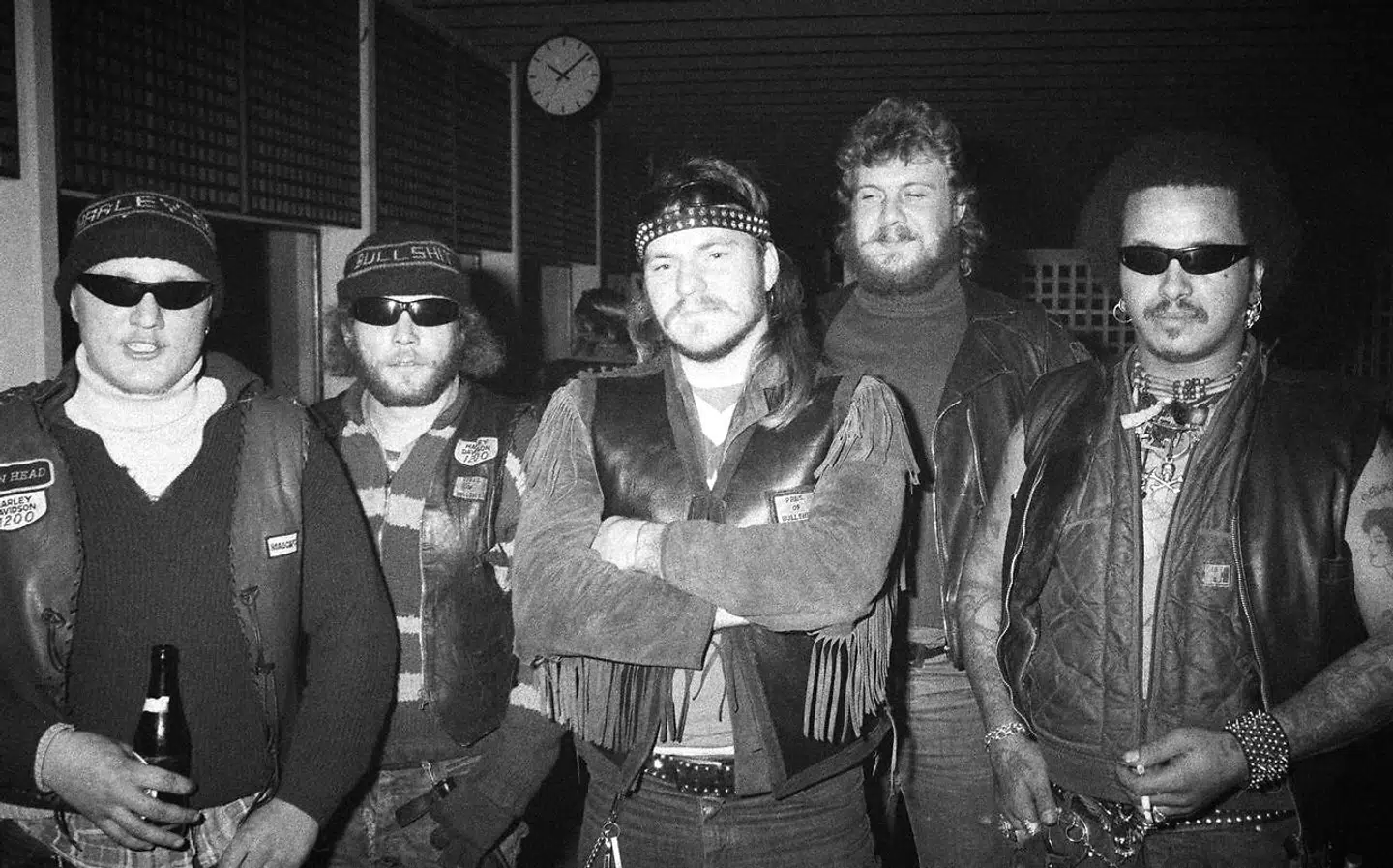 Bullshit-rockeren Makrellen fotograferet året inden sin død.