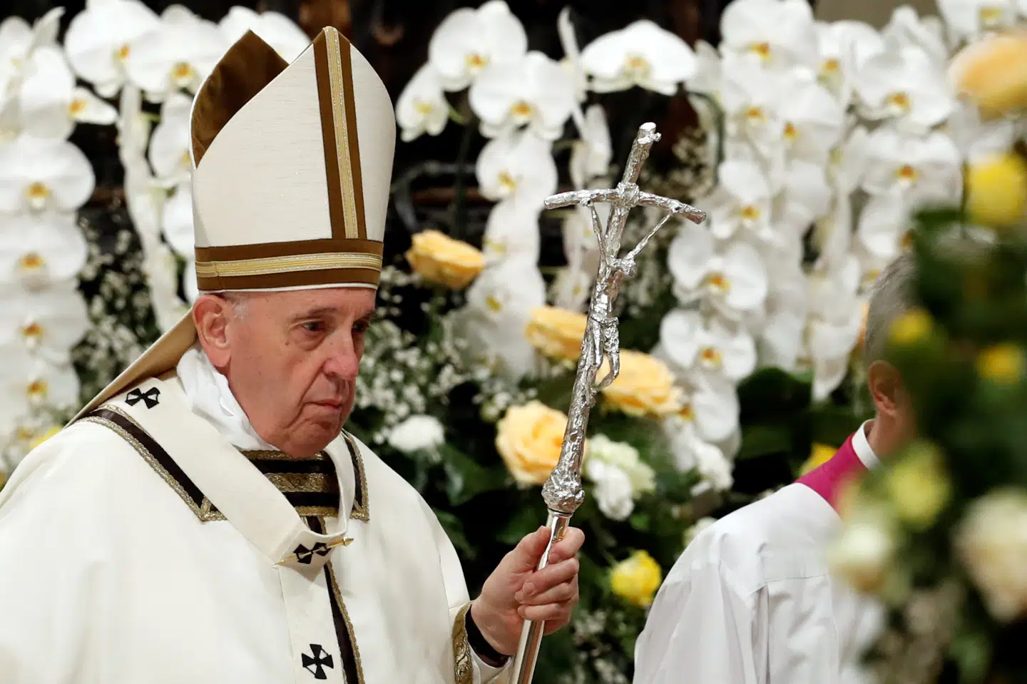 Pave Frans i Peterskirken påskesøndag.