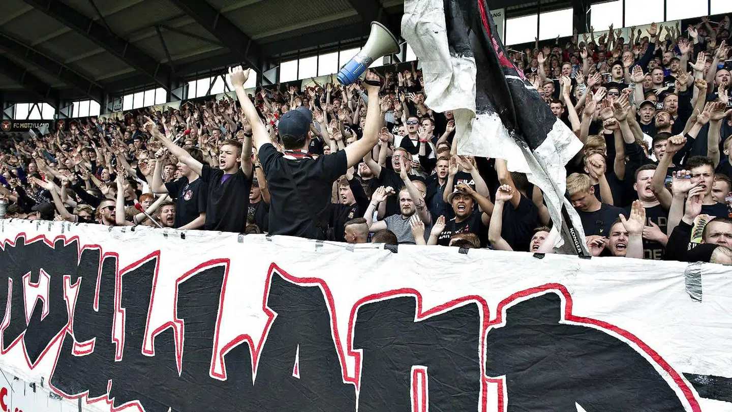 Fans af FC Midtjylland råbte homofobiske tilråb mod Viktor Fischer efter torsdagens kamp. Arkivfoto