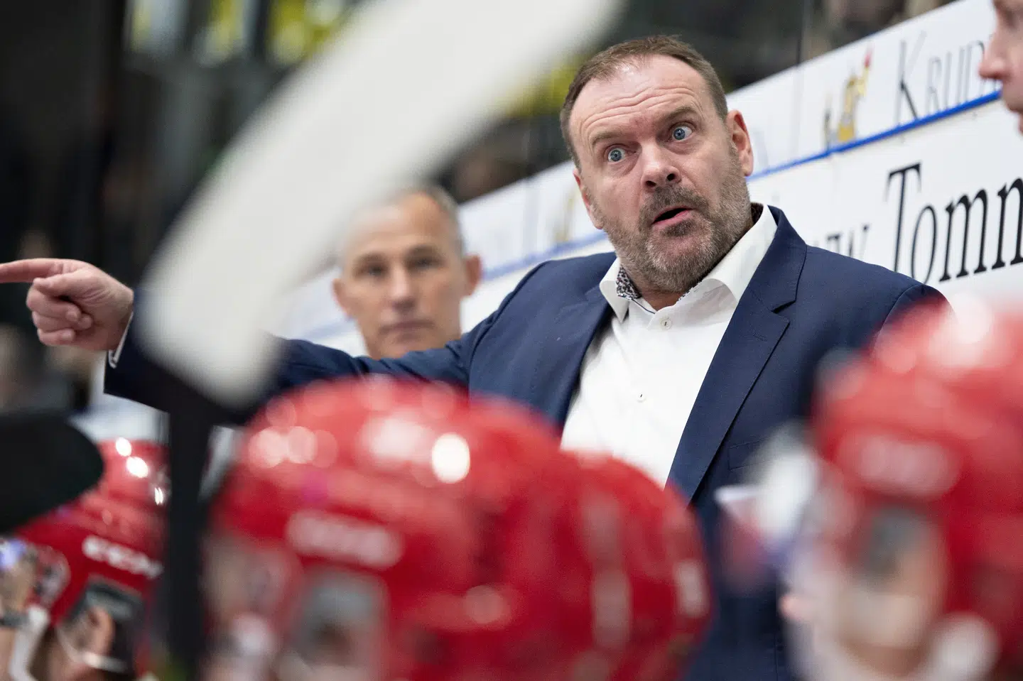 Landstræner Heinz Ehlers arbejder på at gøre det danske ishockeylandshold klar til VM, der begynder 11. maj. Henning Bagger/Ritzau Scanpix