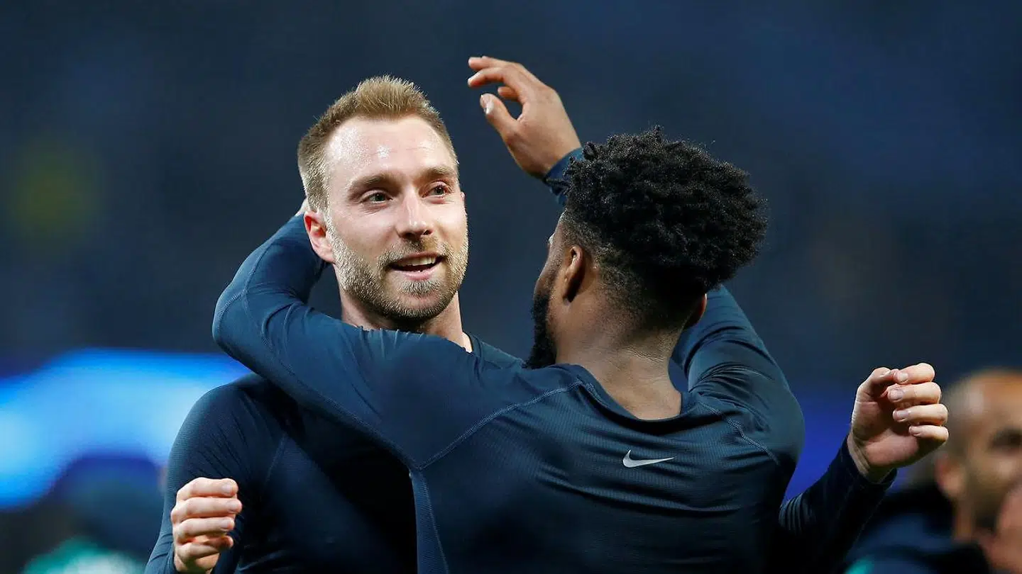 Christian Eriksen var med mod Manchester City, som Tottenham slog ud af Champions League.