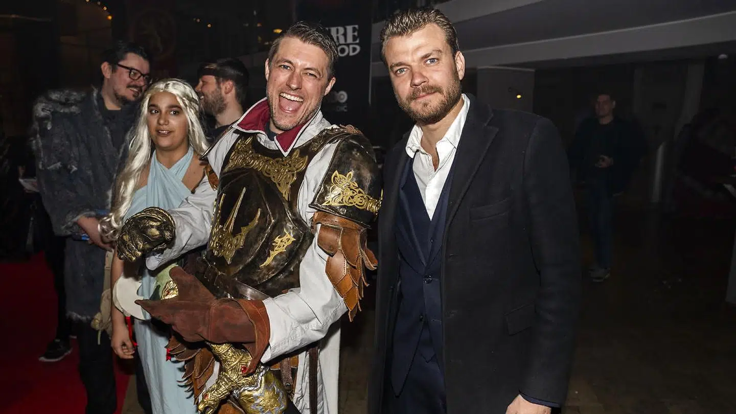 Pilou Asbæk på den røde løber ved HBO Nordic gallapremiere på første afsnit af den uigenkaldeligt sidste sæson af Game of Thrones. (Foto: Martin Sylvest/Ritzau Scanpix 2019)