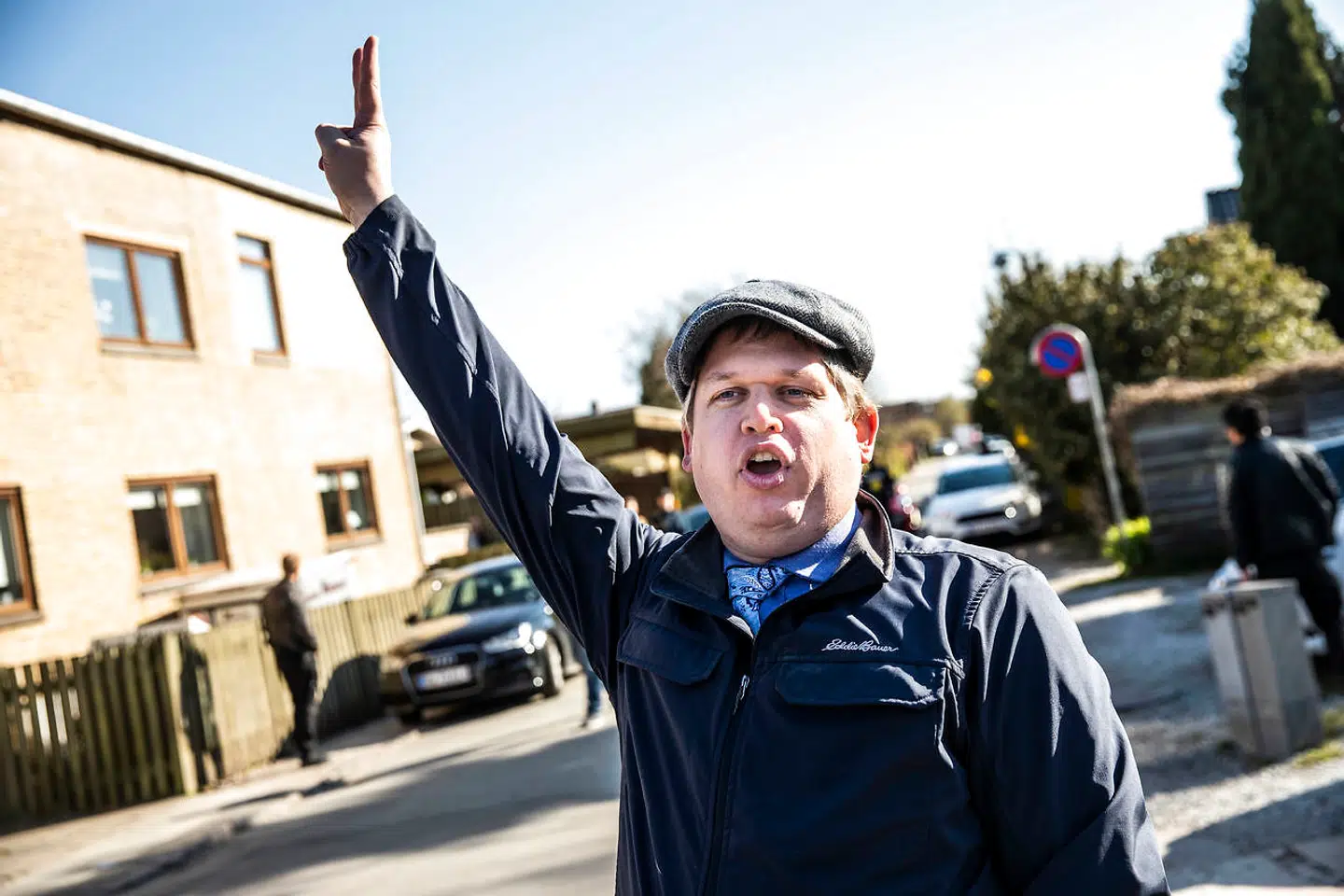 Uro i forbindelse med Rasmus Paludan's demonstration i Lyngby tirsdag den 16. april 2019. (Foto: Olafur Steinar Gestsson/Ritzau Scanpix)