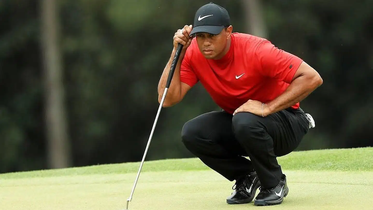 Tiger Woods, da han gjorde sig klar til et af de sidste slag.