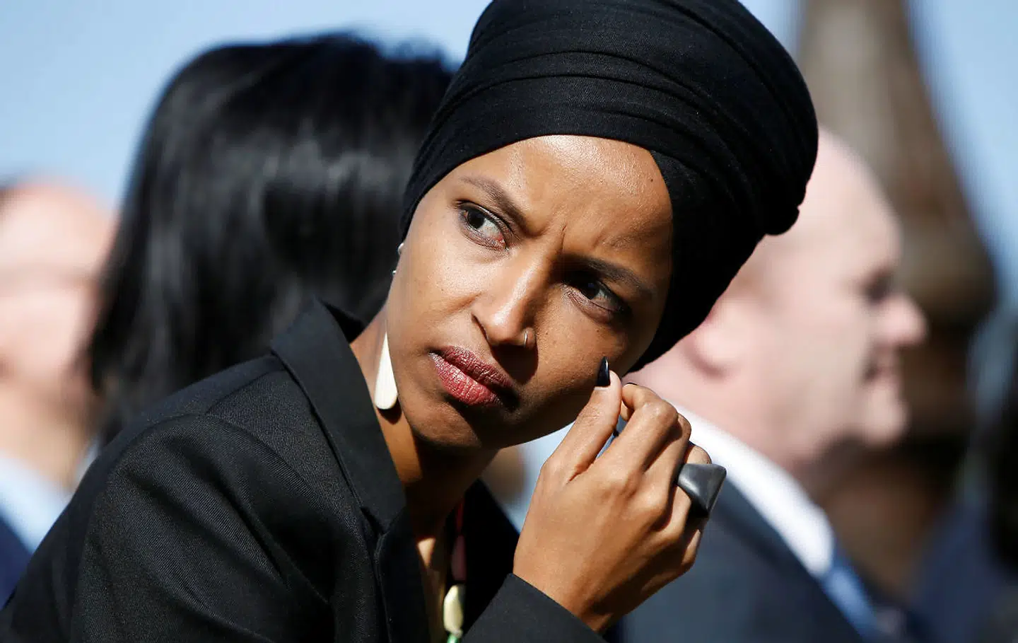 Det muslimske demokratiske kongresmedlem Ilhan Omar.