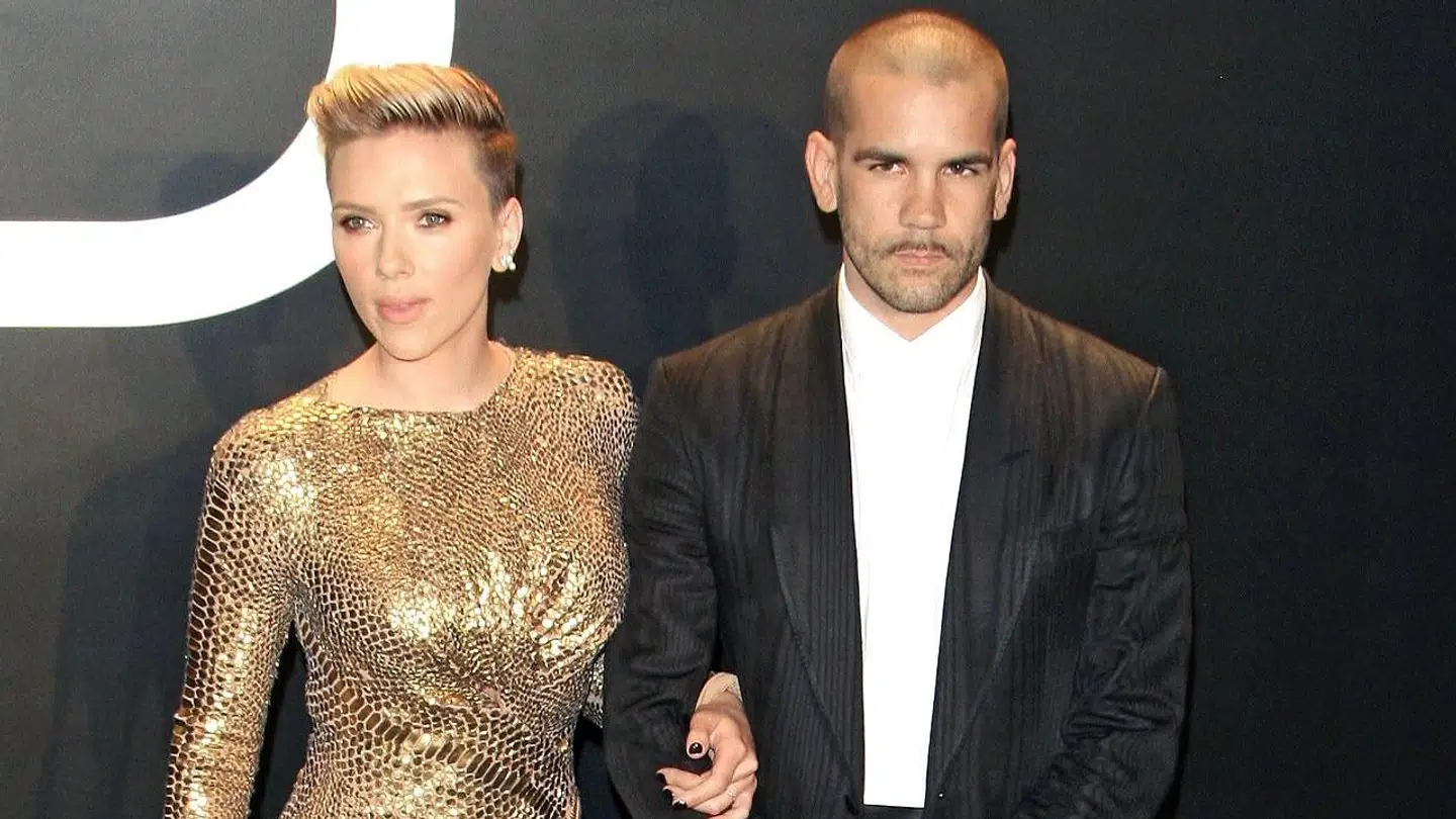 Scarlett Johansson fotograferet med sin eks-mand Romain Dauriac.