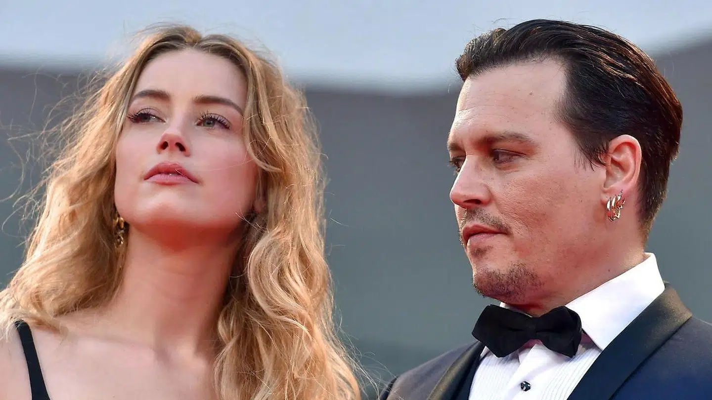 Amber Heard og Johnny Depp fotograferet, mens de stadig var gift.