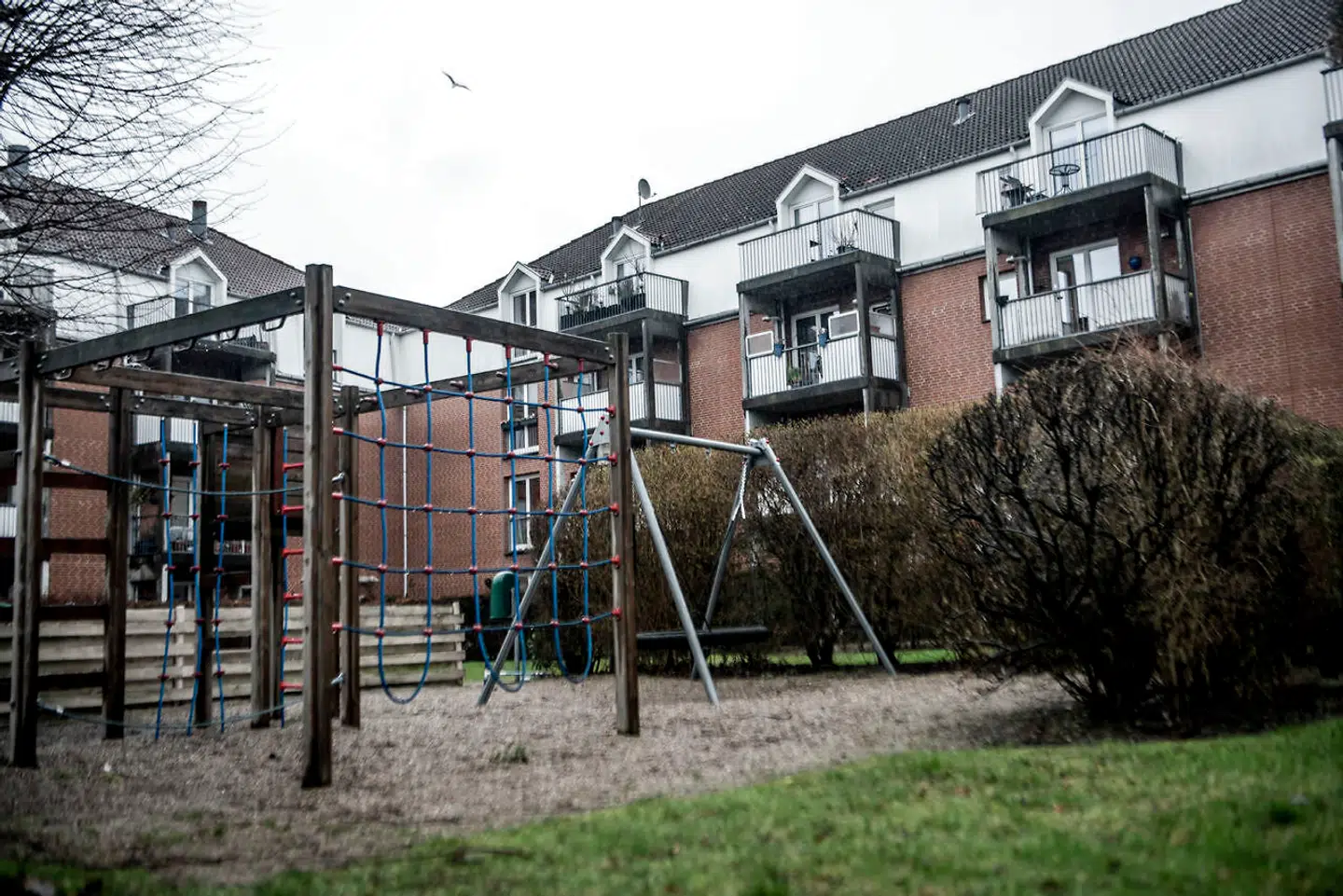 Boligkomplekset på Vangehusvej, hvor de tre pensionister boede.