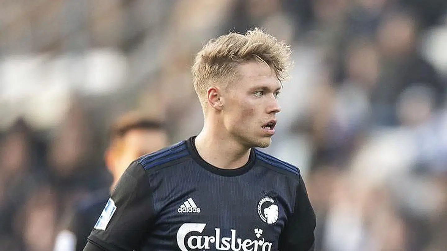Viktor Fischer under kampen mod OB søndag den 7. april.