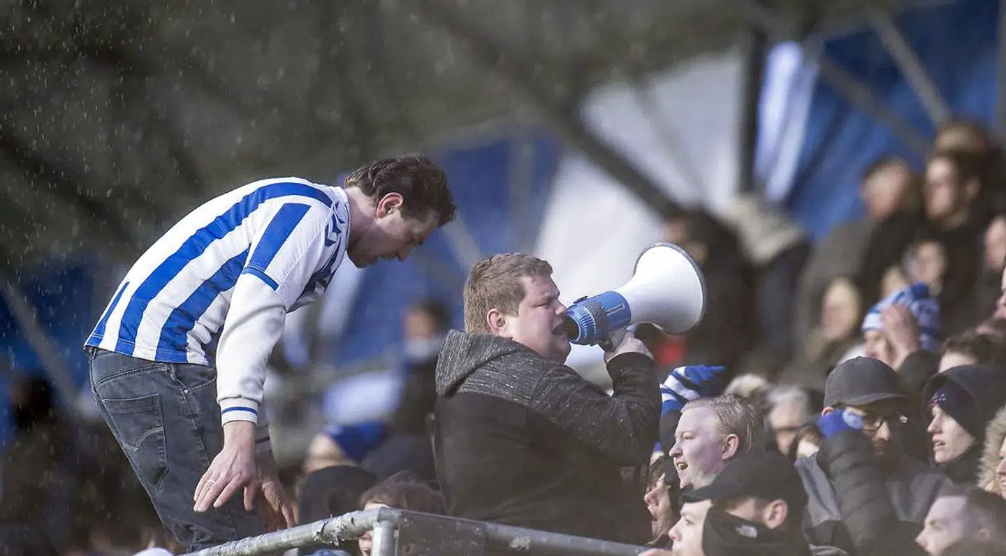 OB-fans. Arkivfoto. Disse fans har ikke nødvendigvis noget med Fischer-sagen at gøre.