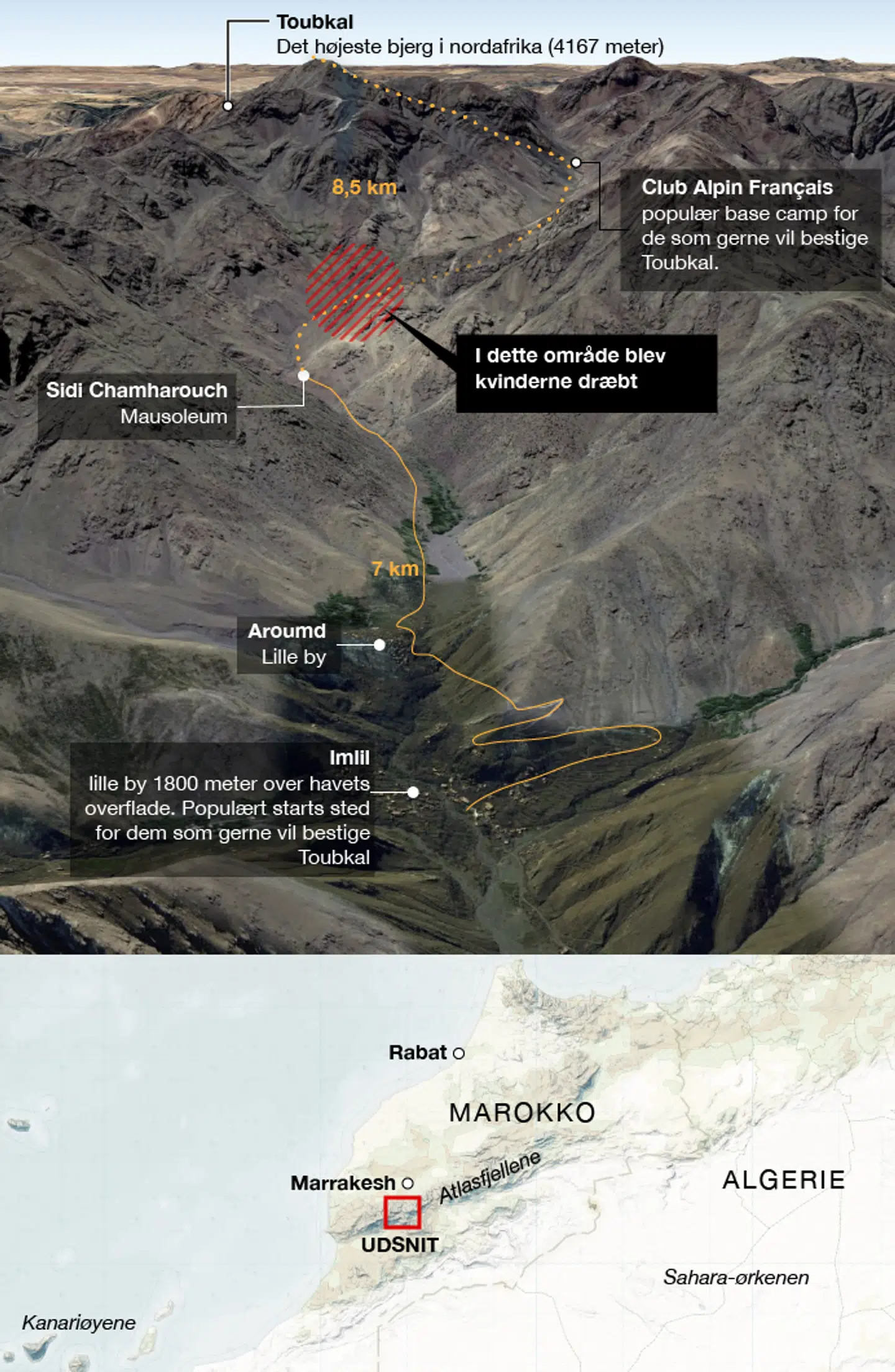 Grafik: Tom Byermoen, VG; Kilder: Medias24.com, Google Earth, Mapbox