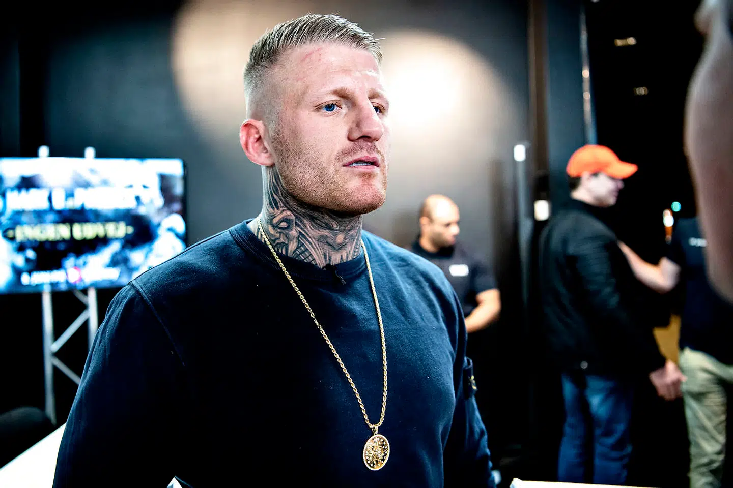 Pressemøde vedr kampen mellem Mark O Madsen og Patrick Nielsen i KB Hallen 8.juni 2019.
