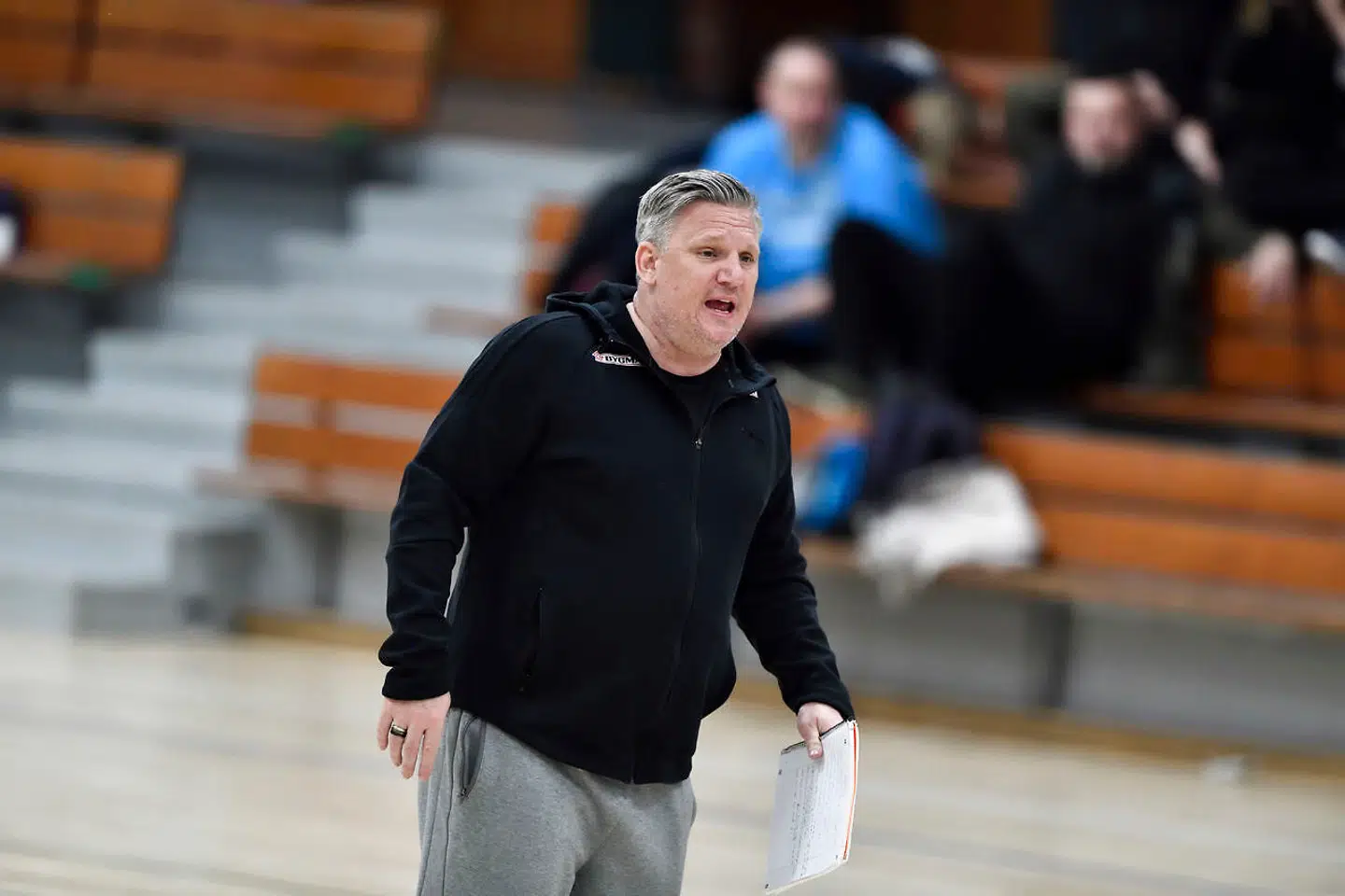 Nikolaj Jacobsen til herrelandsholdets træning i Baunehøj Hallen i København inden deres EM-kvalifikationskamp mod Montenegro, mandag den 8. april 2019. Håndboldlandsholdet er samlet for første gang siden VM-dagene.