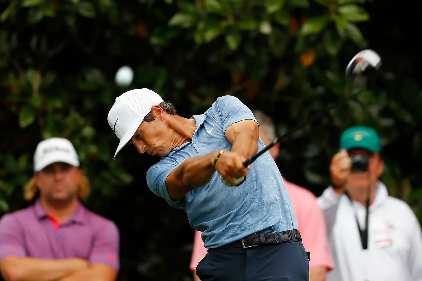 Thorbjørn Olesen under træningen forud Masters, der indledes torsdag i Georgia, USA.