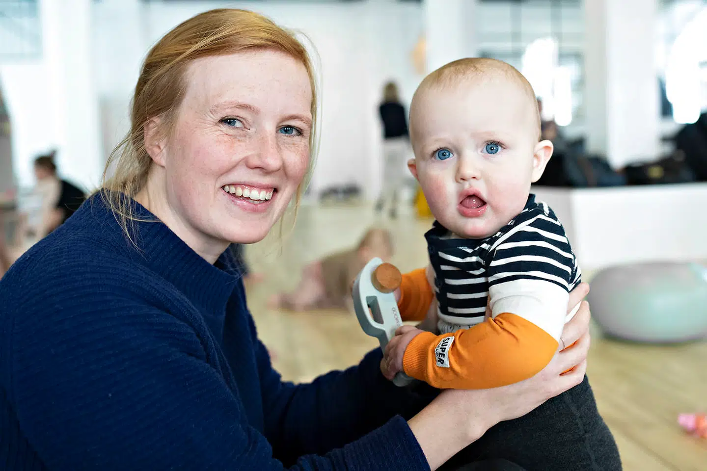 Tori Kvamstad og hendes mand, vil gerne vente med at sende deres søn i vuggestue, indtil han er 12 måneder gammel.