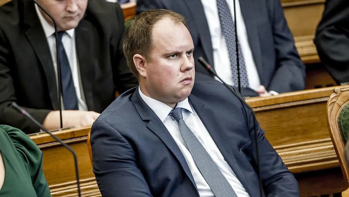 Arkivfoto af Martin Henriksen (DF) under Folketingets åbning, tirsdag den 2. oktober 2018.