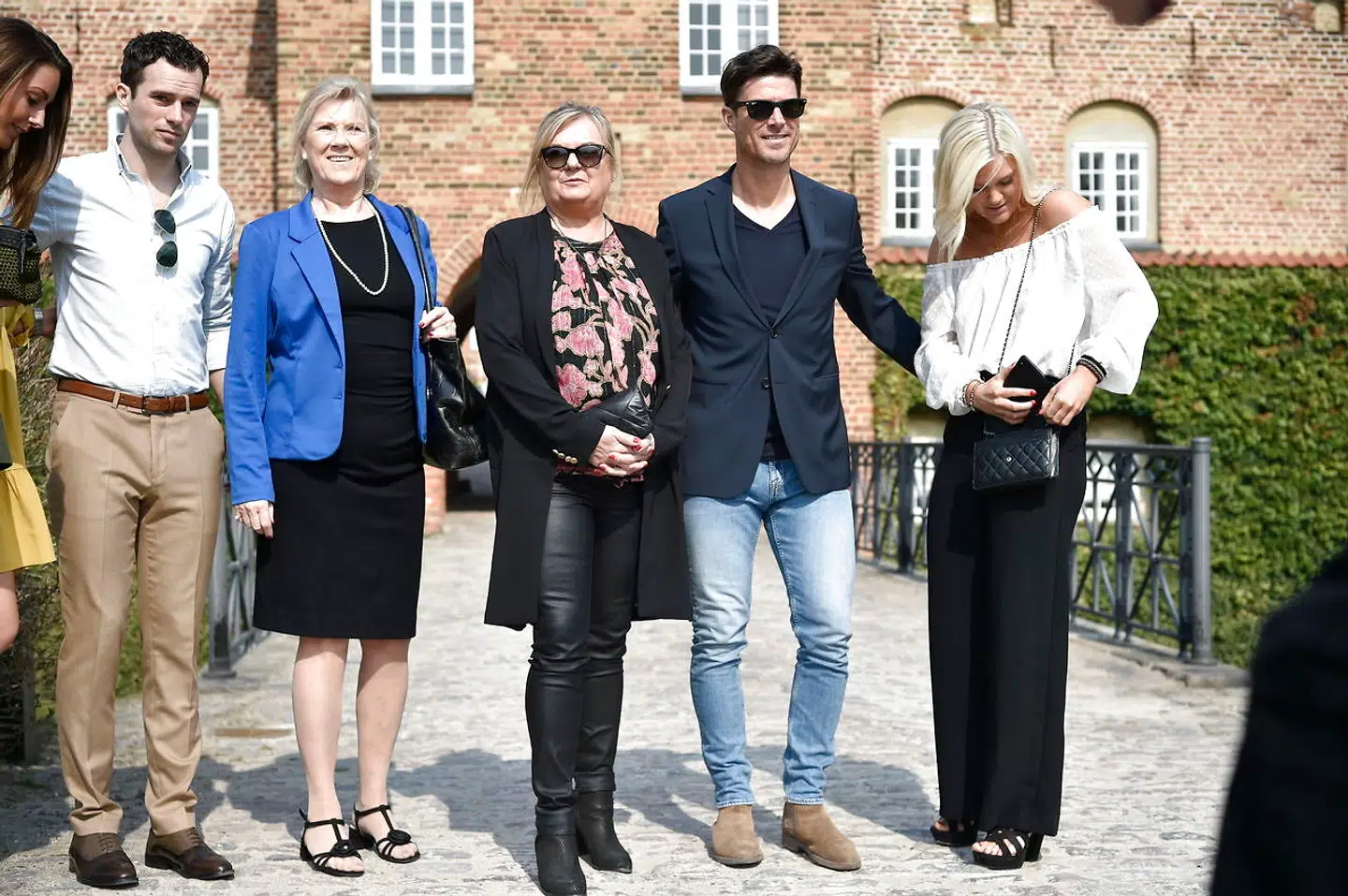 Brian Laudrup ankom sammen med kone og børn til festlighederne.