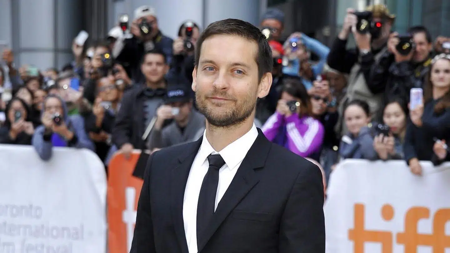 Her ses Tobey Maguire i 2014.