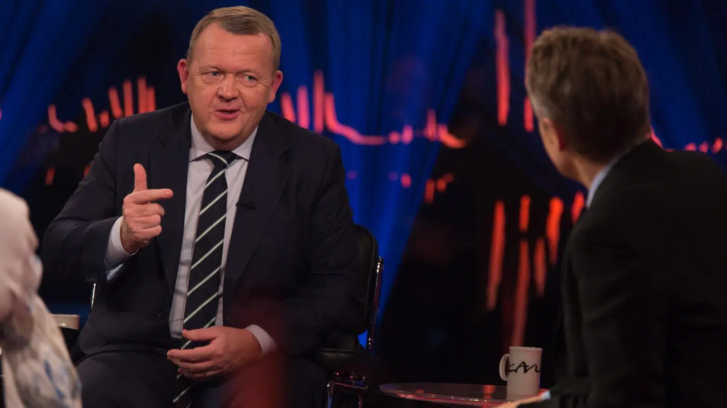 Statsminister Lars Løkke Rasmussen har besøgt det skandinaviske talkshow Skavlan, som bliver sendt på norsk TV2 lørdag aften.