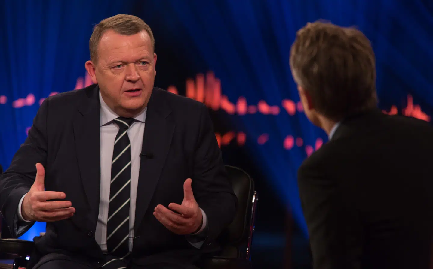 Løkke talte både om sin hustrus syn på livet i politik, den kommende valgdato og hans infight med den amerikanske præsident Donald Trump.