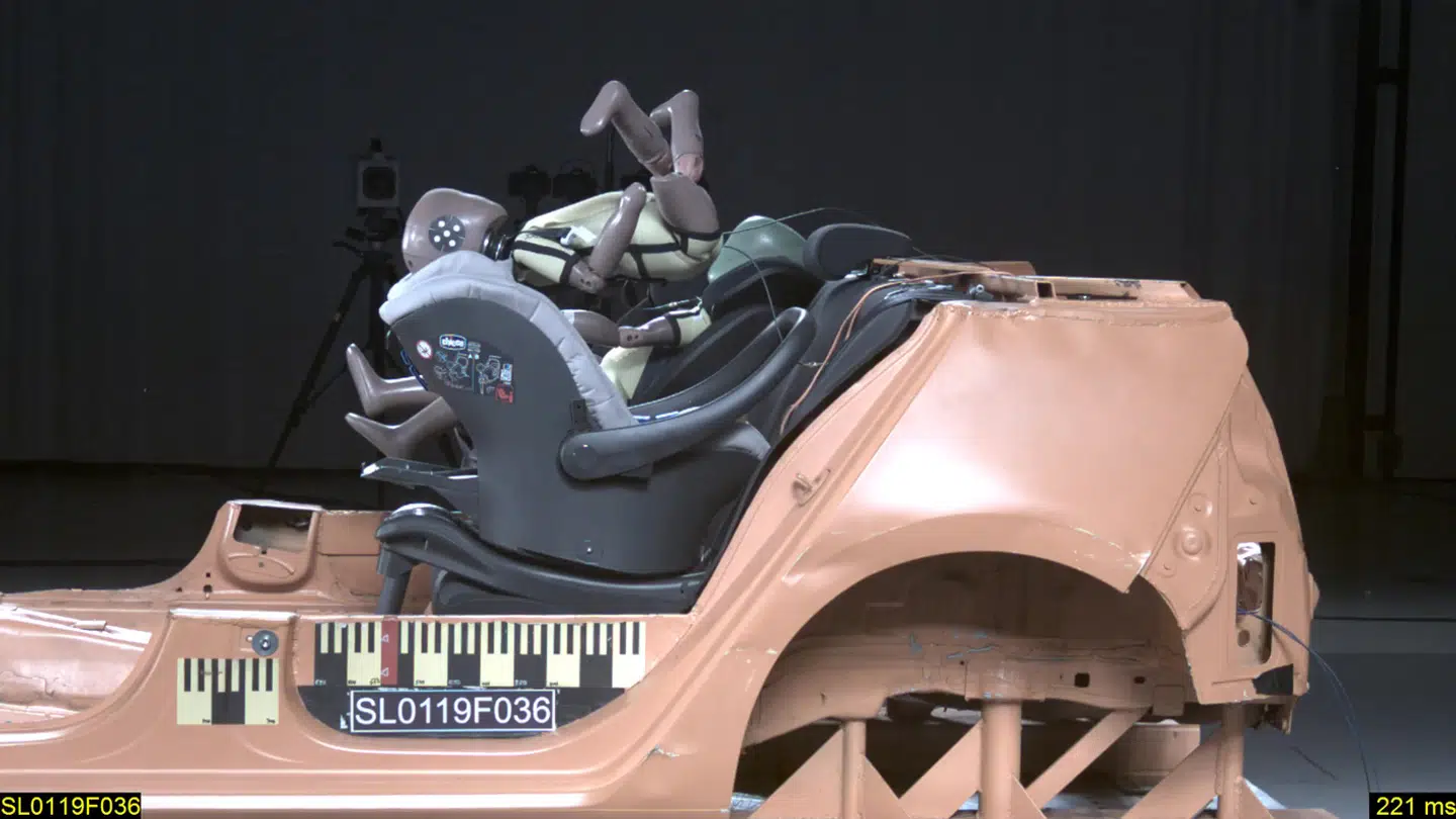 Chicco Oasys-autostolen under testen.