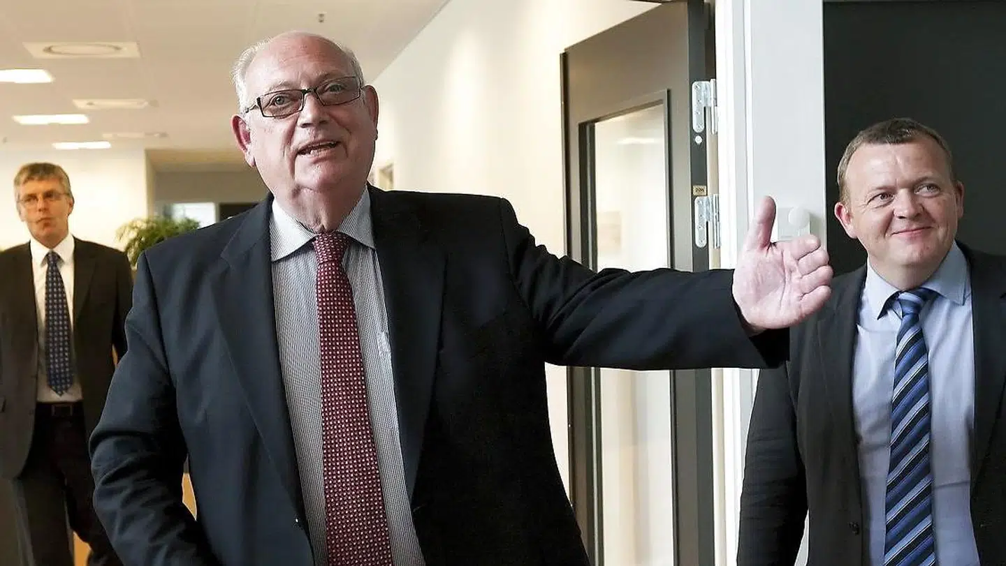 Bent Nielsen ses her sammen med Lars Løkke Rasmussen under et virksomhedsbesøg fra statsministeren i 2010. Arkivfoto