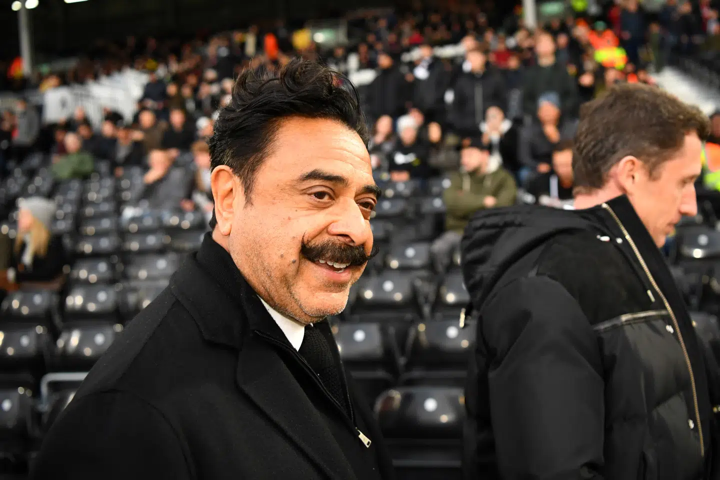 Shahid Khan ses her i forbindelse med en kamp mellem Fulham og Huddersfield tidligere i sæsonen. Dylan Martinez/Reuters