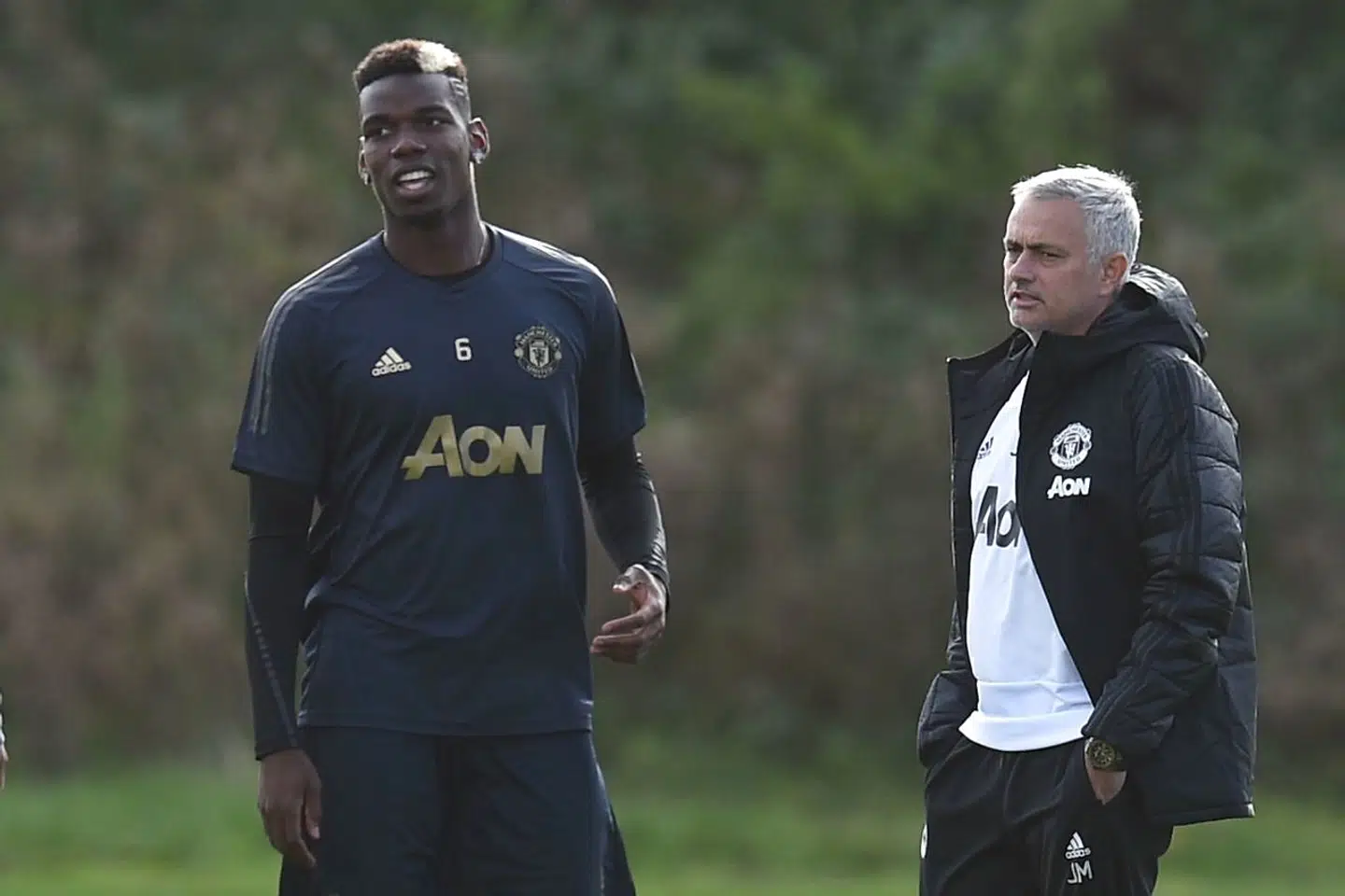 Jose mourinho og Paul Pogba havde ikke noget godt forhold i Manchester United, kørte der mange historier om.