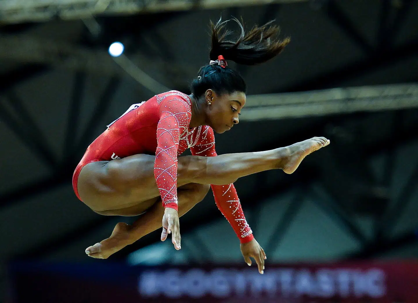 Simone Biles har skovlet guldmedaljer hjem.