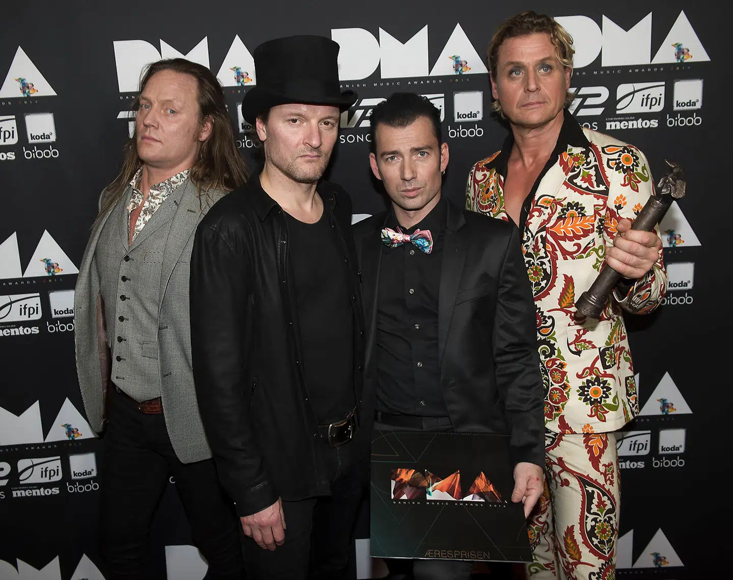 D-A-D til Danish Music Awards da de vandt æresprisen i 2014.