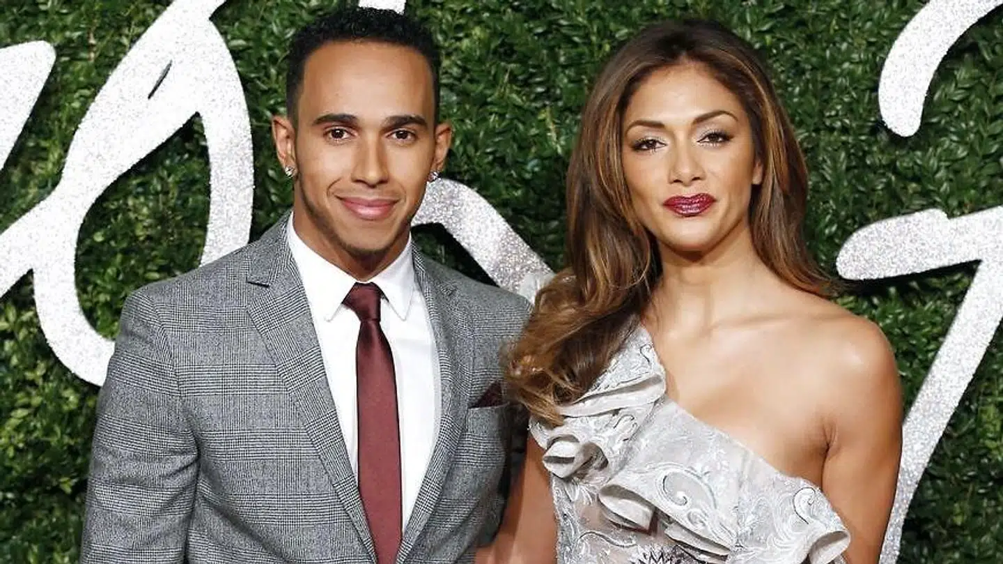 Lewis Hamilton og Nicole Scherzinger til British Fashion Awards 2014 i London. Foto: Justin Tallis