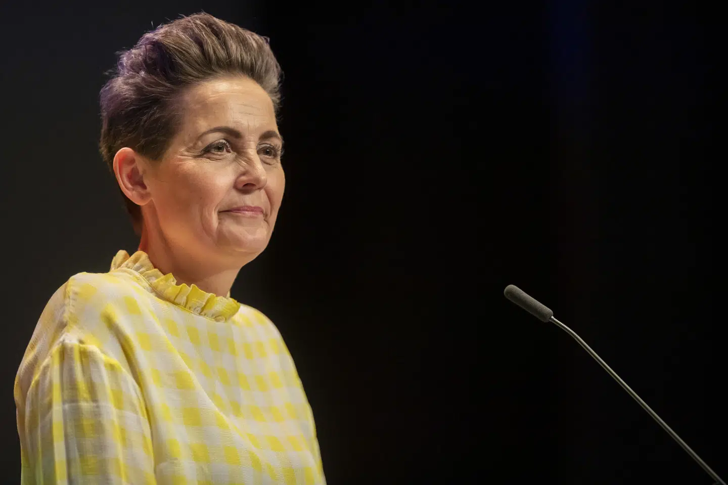 Hvis danskerne tager toget frem for flyet næste gang de skal besøge Stokholm, så kan de skære 90 procent af deres CO2-udslip, siger SF's formand Pia Olsen Dyhr. På SF's landsmøde i Kolding foreslår hun søndag, at der oprettes en Europæisk Togfond, der skal sikre hurtigere tog på tværs af grænserne og ét fælles billetsystem for togrejser i EU. Frank Cilius/Ritzau Scanpix