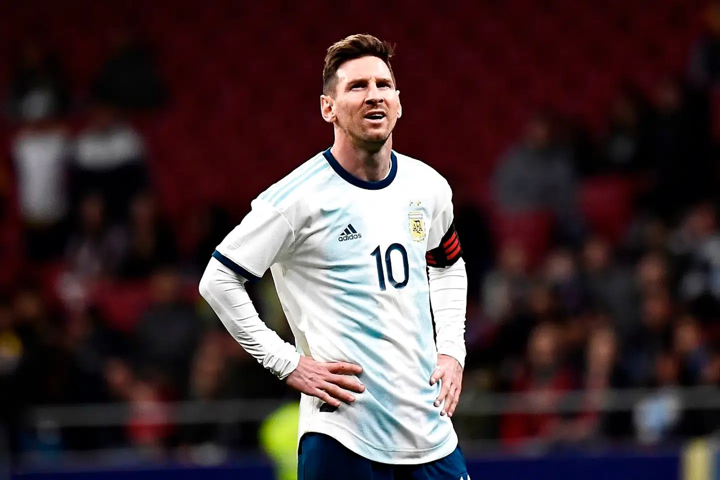 Lionel Messi var forleden med i den argentinske testkamp mod Venezuela - og tabte.