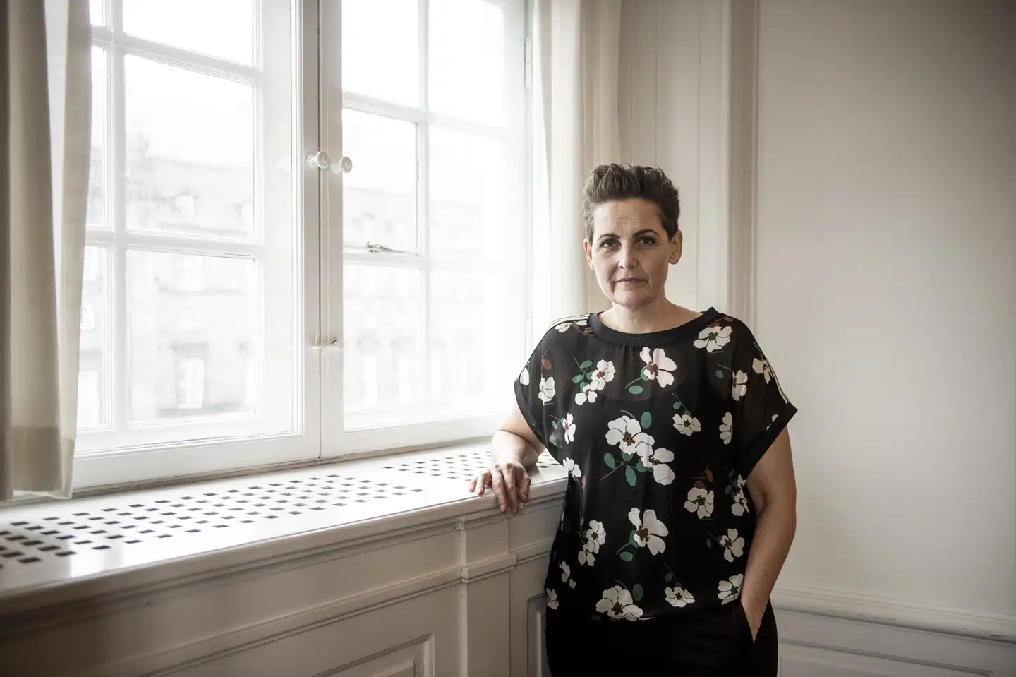 SF-formand Pia Olsen Dyhr vil pege på Mette Frederiksen som kongelig undersøger på den betingelse, at hun vil udforske muligheden for at danne regering med flere partier. Maria Albrechtsen Mortensen/Ritzau Scanpix
