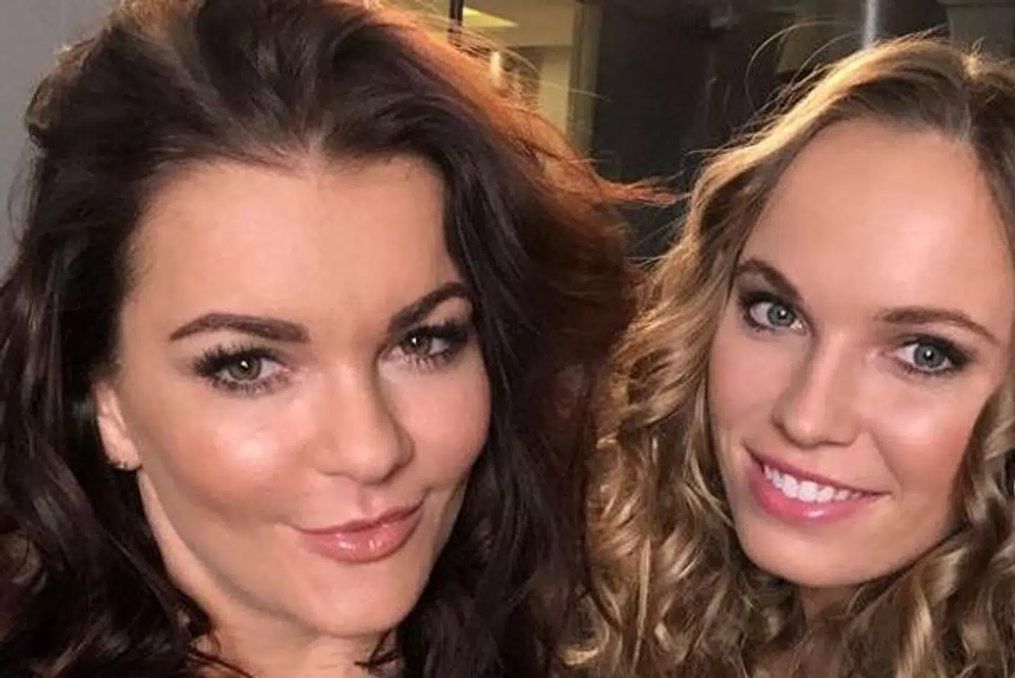 Radwanska og Wozniacki.