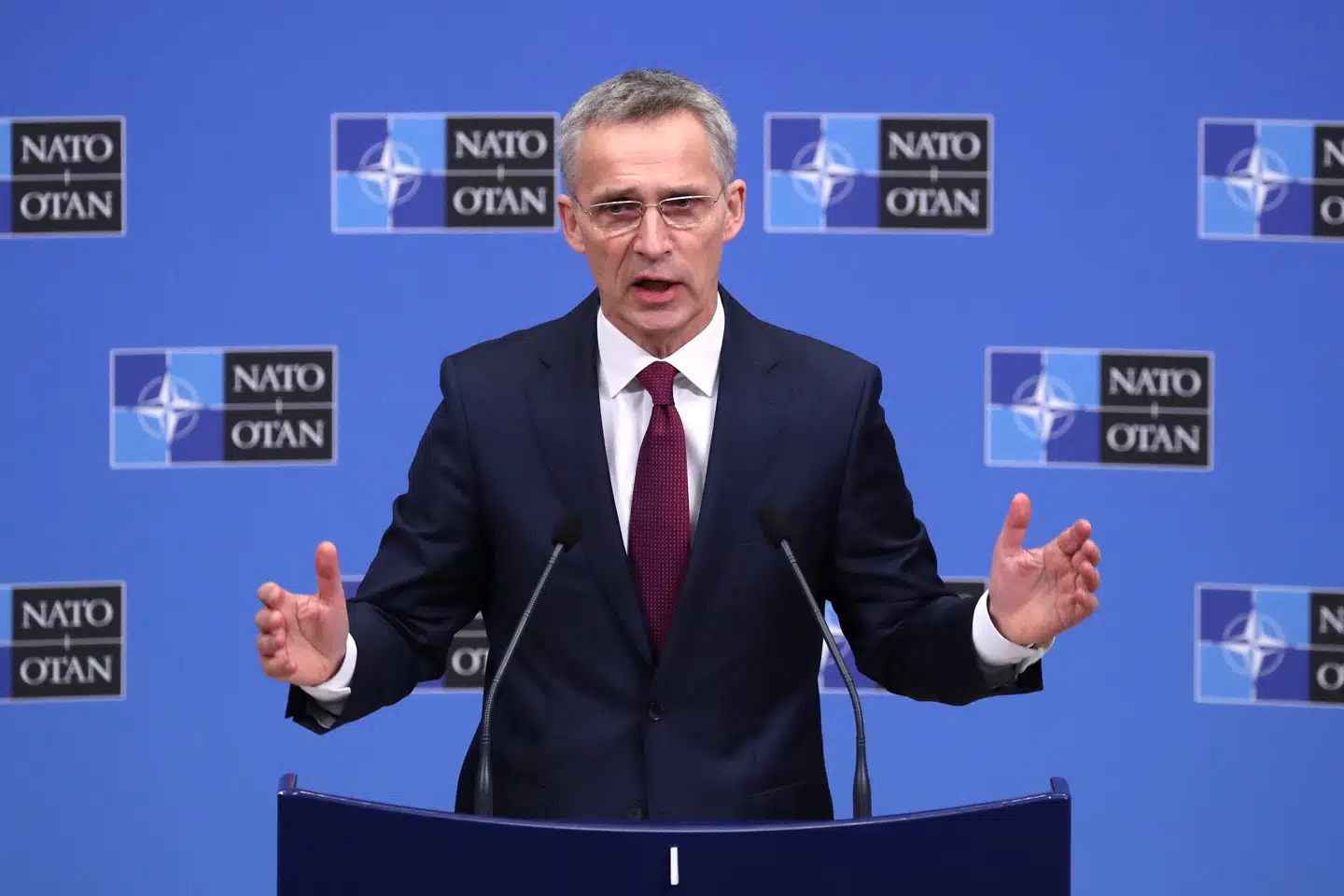 Nato-landene har bestemt sig for at give Jens Stoltenberg endnu en toårig forlængelse på posten. Yves Herman/Reuters