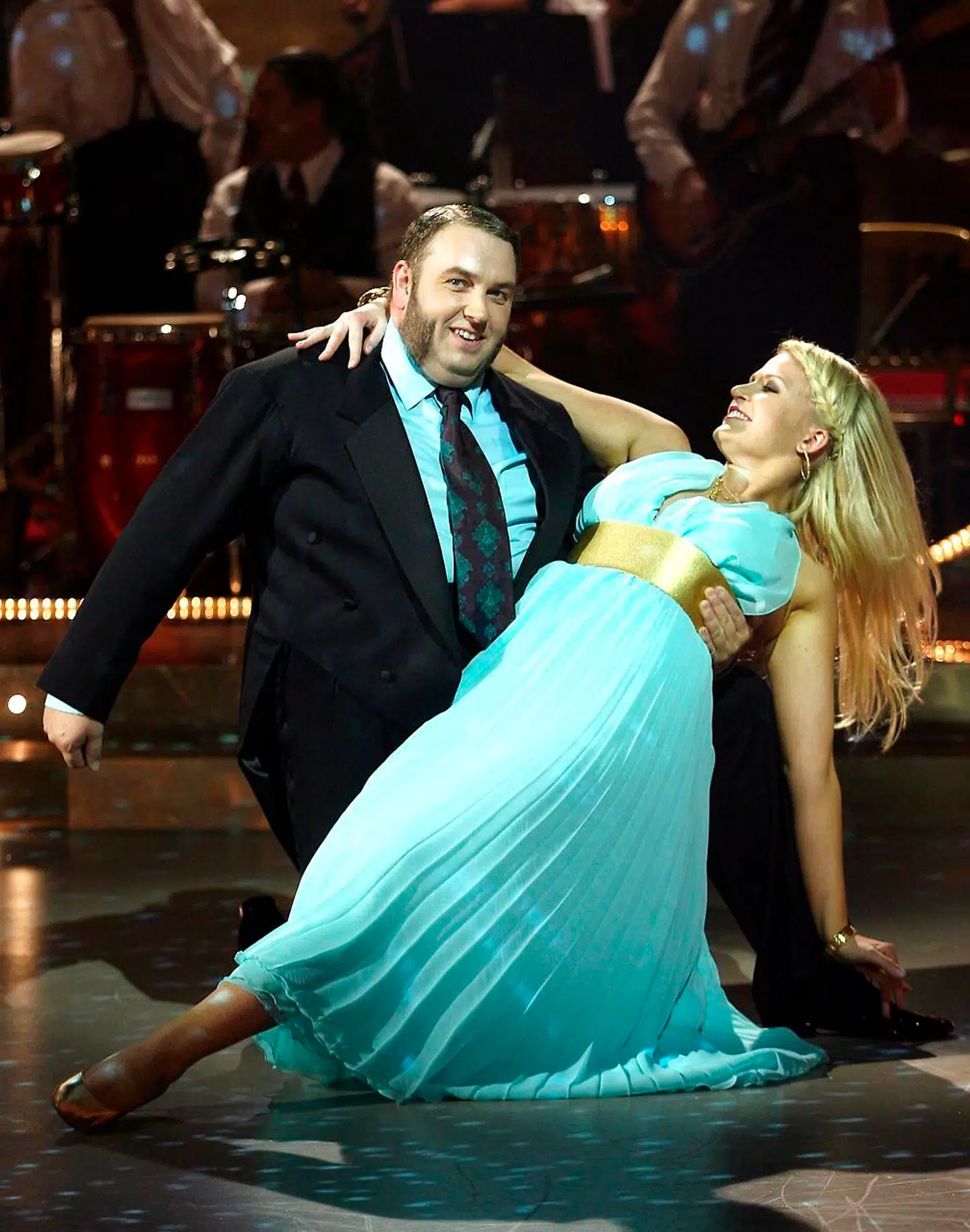 Fra TV2-programmet'Vild med dans'. Master Fatman (Morten Lindberg) og Mie Moltke dansede sammen i tredje sæson af programmet.