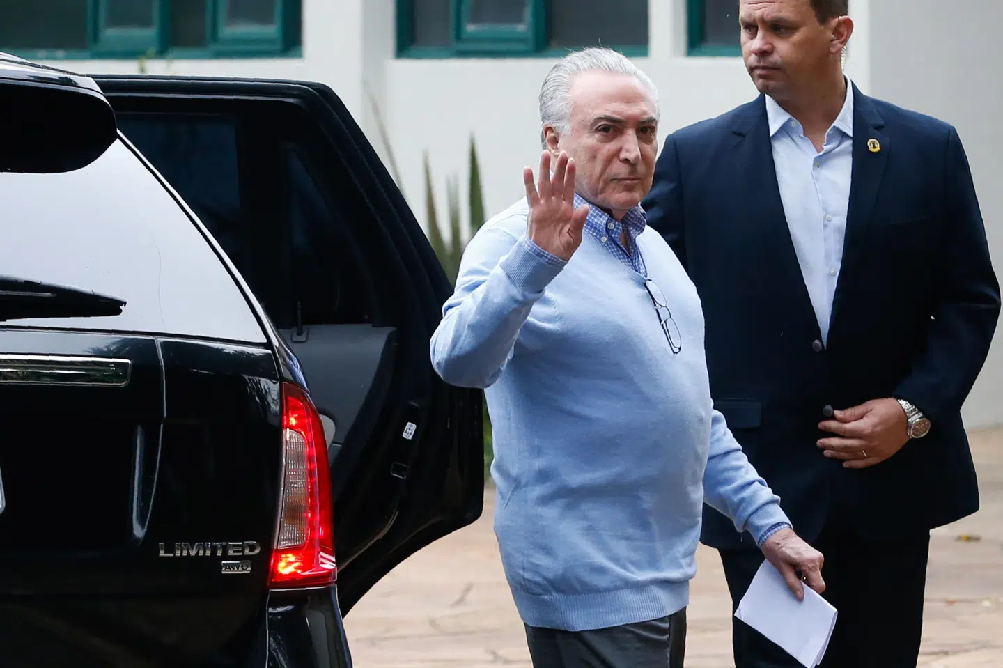 78-årige Michel Temer var præsident i Brasilien fra 2016 til 2018. Han overtog embedet fra Dilma Rousseff, der blev fjernet fra posten efter en rigsretssag. (Arkivfoto) Alexandre Schneider/Ritzau Scanpix