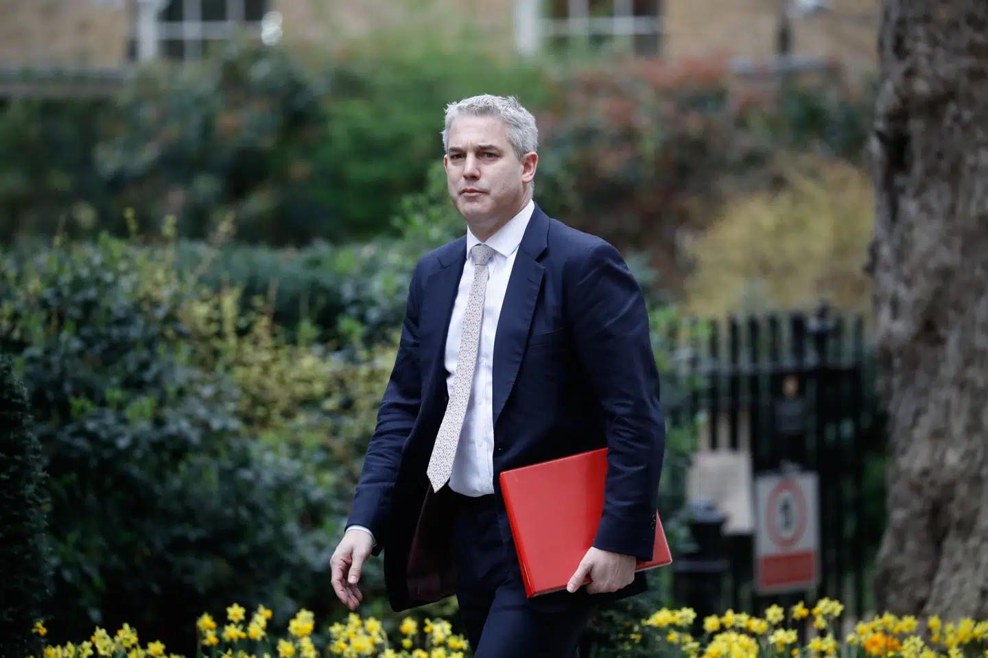 Stephen Barclay mener, at en uenighed mellem den britiske regering og det britiske parlament om, hvordan landet skal forlade EU, kan føre til nyvalg. Tolga Akmen/Ritzau Scanpix