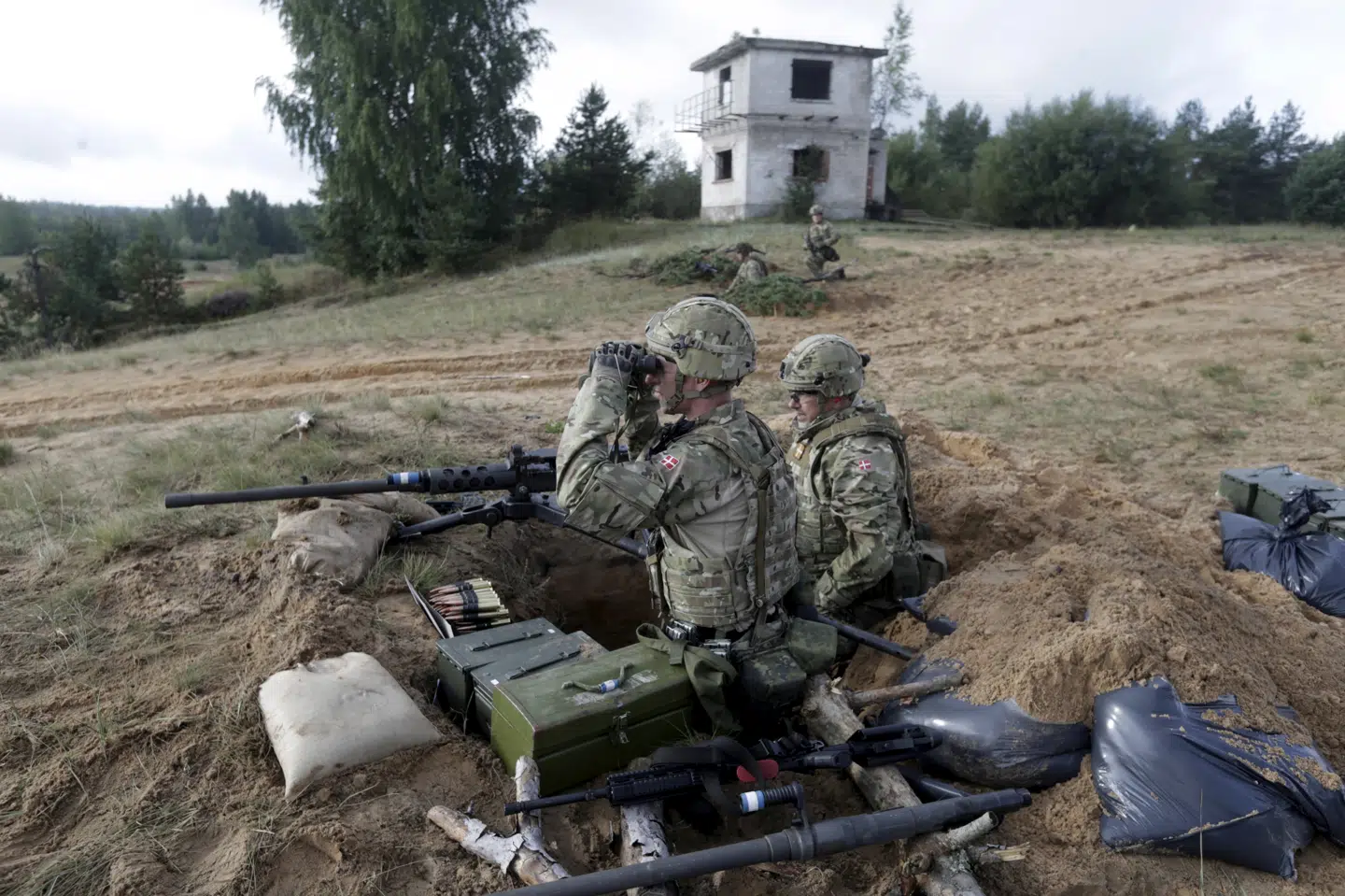 Danske soldater, som disse der i 2015 deltager i Nato-øvelse Silver Arrow, er ifølge HKKF-formand Flemming Vinther i fuld gang med at omstille sig til igen at føre krig under mere konventionelle forhold. Ints Kalnins/Reuters
