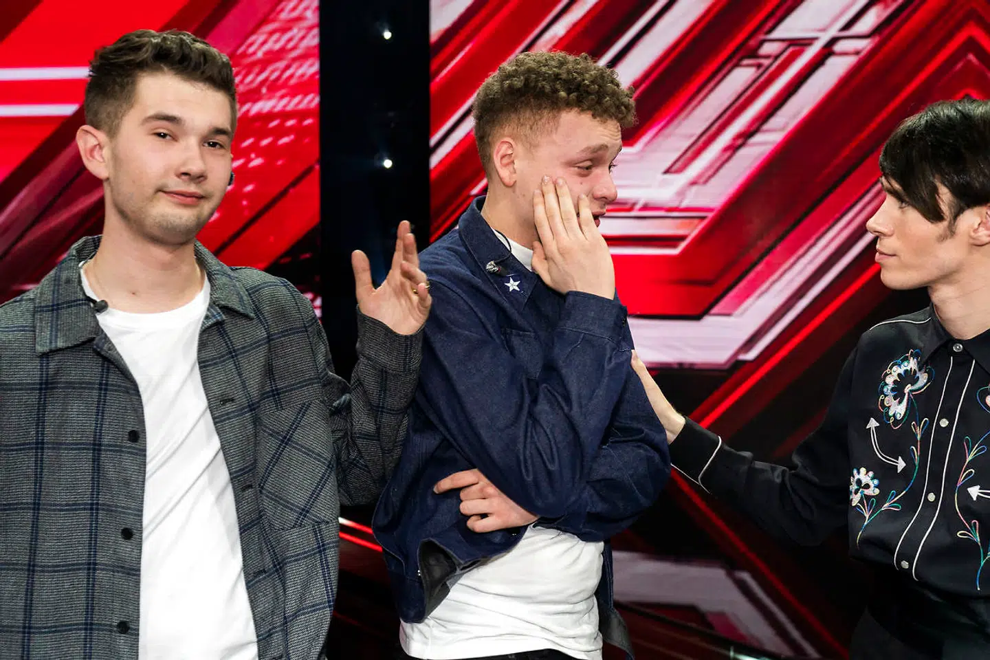 sendxnet Patrick og Benjamin .X Factor 12, Liveshow 4, Fredag d. 22. marts 2019. (foto: Martin Sylvest/Ritzau Scanpix 2019)