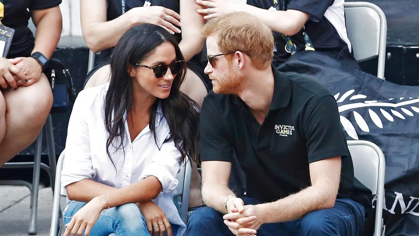 Her ses hertugen og hertuginden af Sussex sammen i 2017 på et visit i Canada. REUTERS/Mark Blinch/File Photo