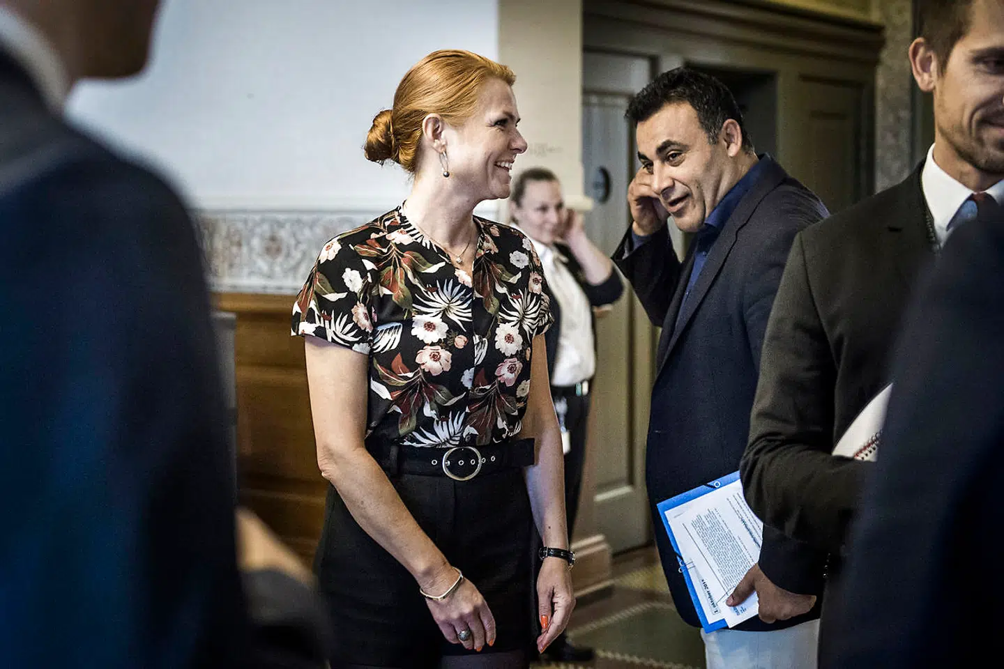 Inger Støjberg (V) og Naser Khader (K).