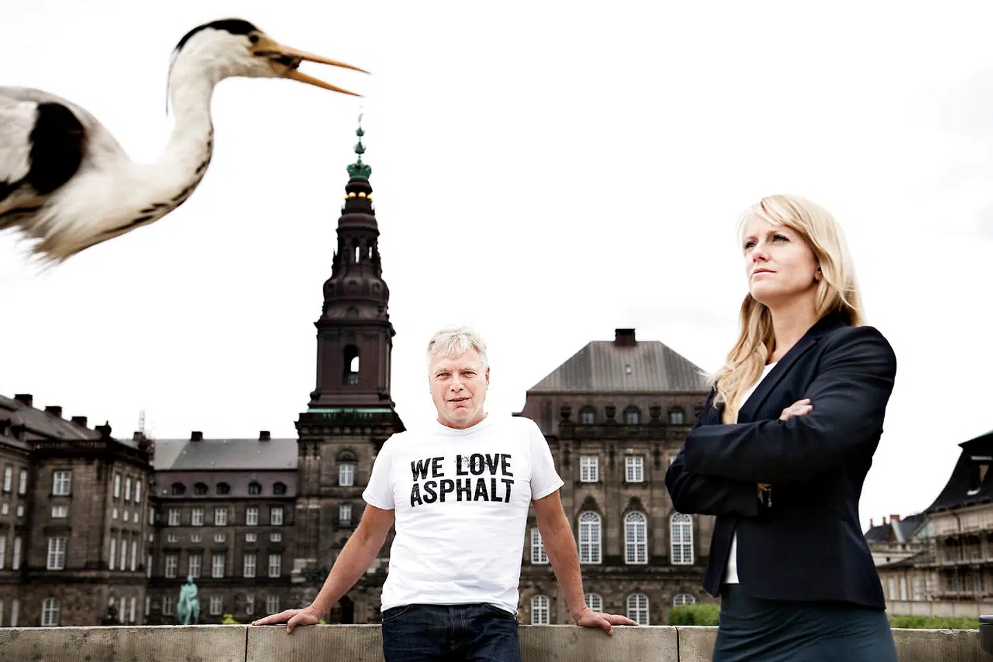 Uffe Elbæk (Alt) og Pernille Vermund (D).