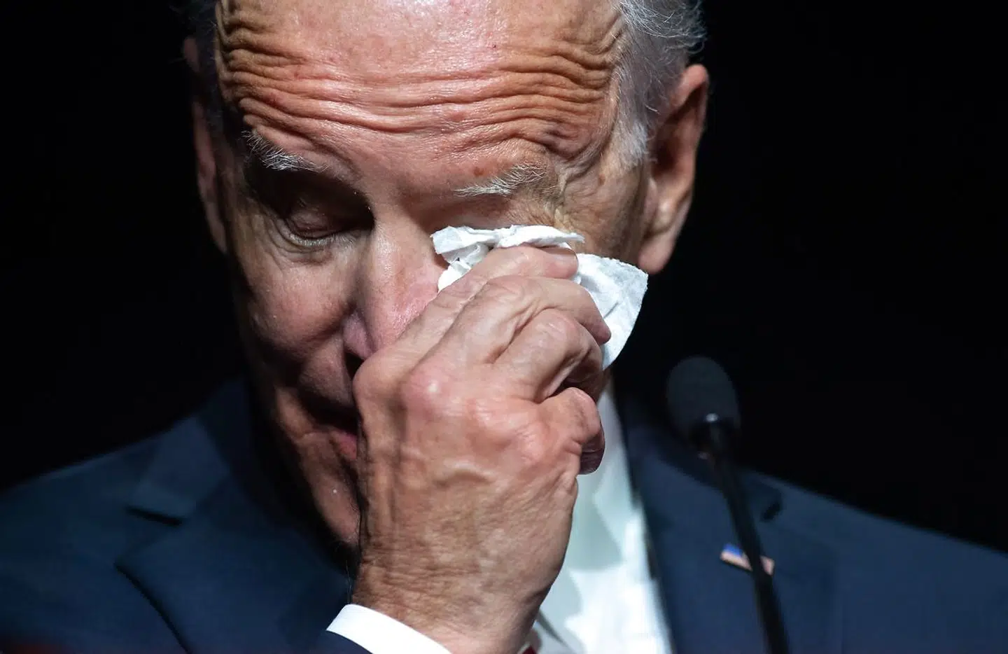 Joe Biden har ikke svært ved at vise sine følelser. Her taler den 76-årige vicepræsident om sin afdøde søn, Beau.